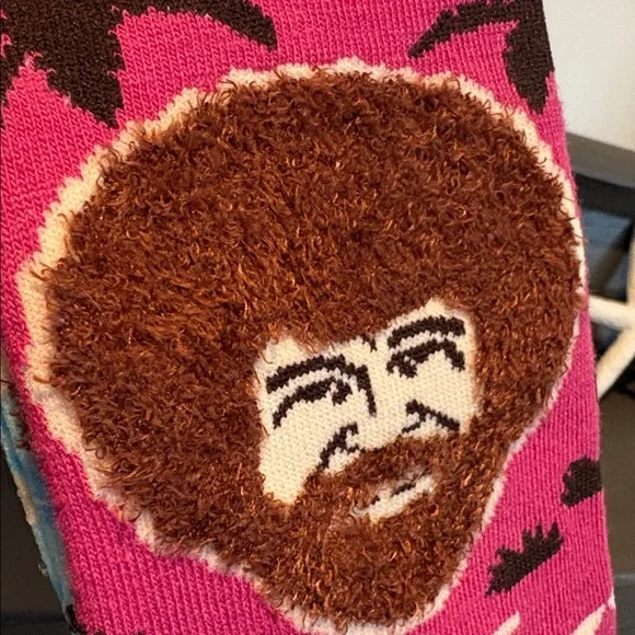 Bob Ross Socks Joy of Painting NWT Unisex - Picture 5 of 10